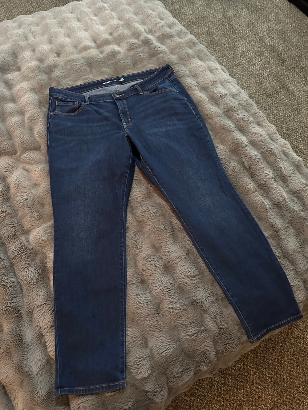 Old Navy 16 Mid Rise Power Slim Straight
